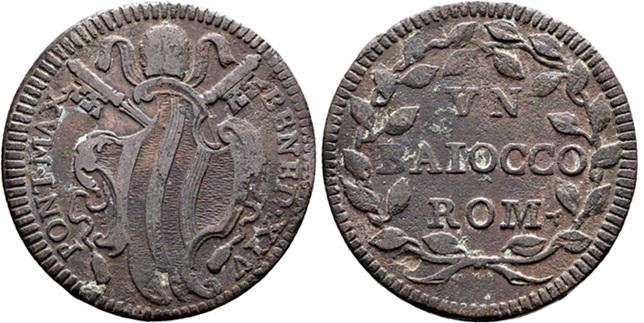 Benedict XIV Ravenna Quattrino